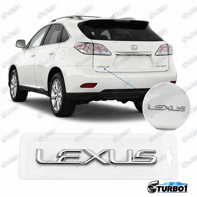 آرم نوشته LEXUS کروم مناسب لکسوس RX350 مدل 2008 تا 20۱۵