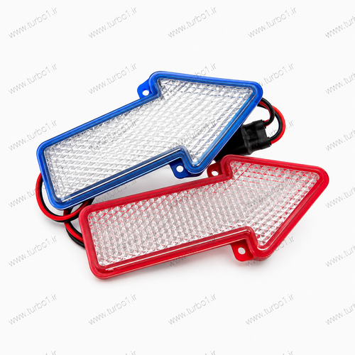 چراغ LED پلیسی مدل PL-02 | فلاشر فلشی بزرگ قرمز و آبی (جفت)