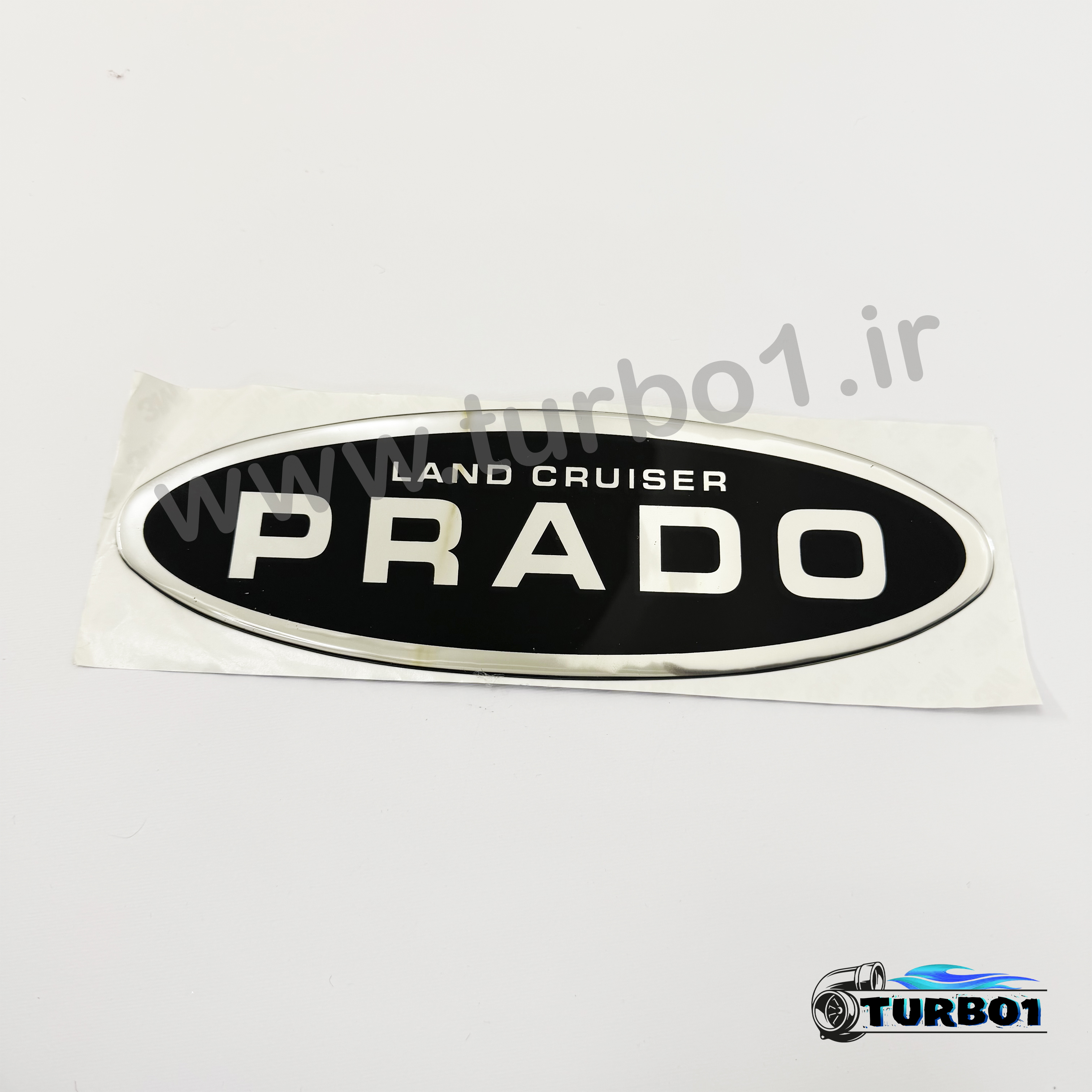 برچسب زاپاس‌بند تویوتا پرادو 2004 تا 2009 ژله‌ای طرح LAND CRUISER PRADO