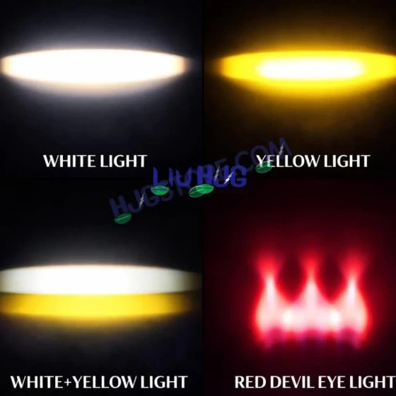 پروژکتور مه شکن تک لنز LED مدل HS114 برند LIUHJG