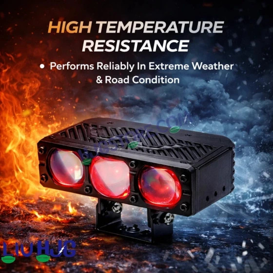 چراغ مهشکن و پروژکتور LED سه لنز LIUHJG مدل HS103 فندار 200 وات