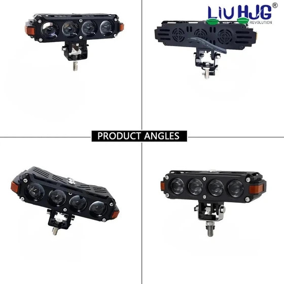 پروژکتور مهشکن ۴ لنز فندار LIUHJG مدل HS62 چهار حالته با دیلایت