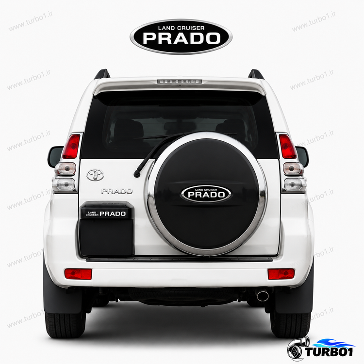 برچسب زاپاسبند تویوتا پرادو 2004 تا 2009 ژلهای طرح LAND CRUISER PRADO