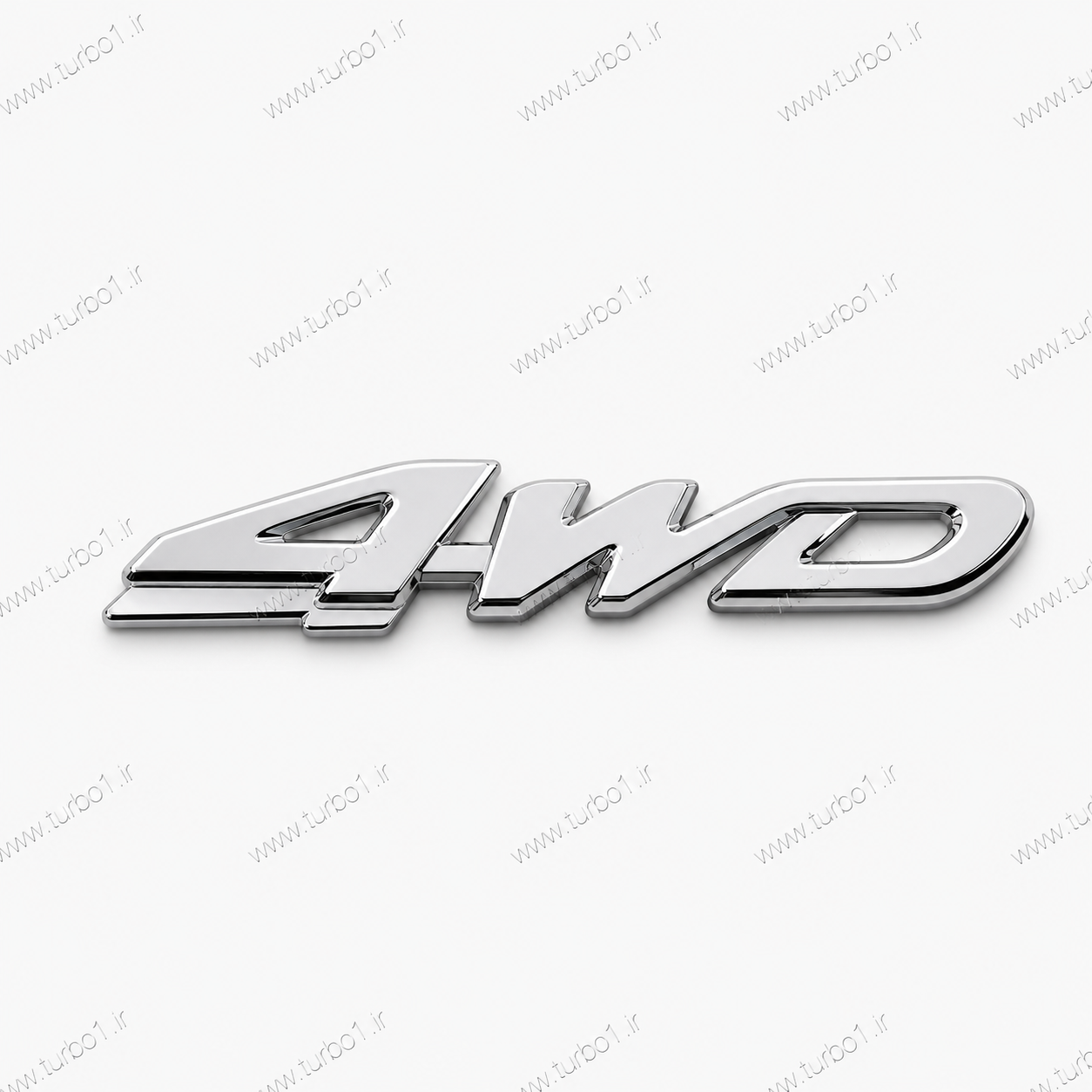 آرم نوشته 4wd فلزی استیل مناسب خودروهای برند هیوندا