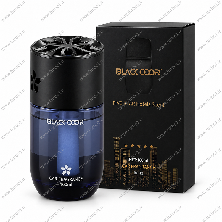 خوشبوکننده خودرو Black Odor مدل BO-13 حجم 160 میلیلیتر رایحه Five Star Hotels