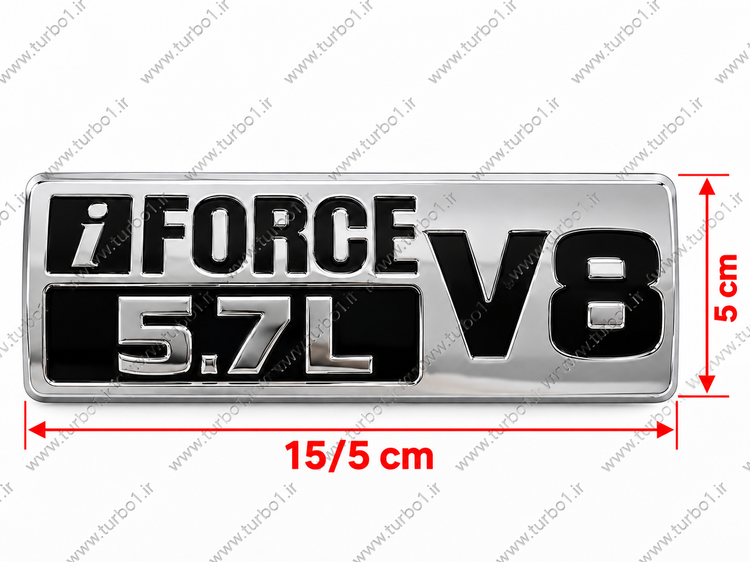 آرم فلزی i-Force 5.7L V8 تویوتا