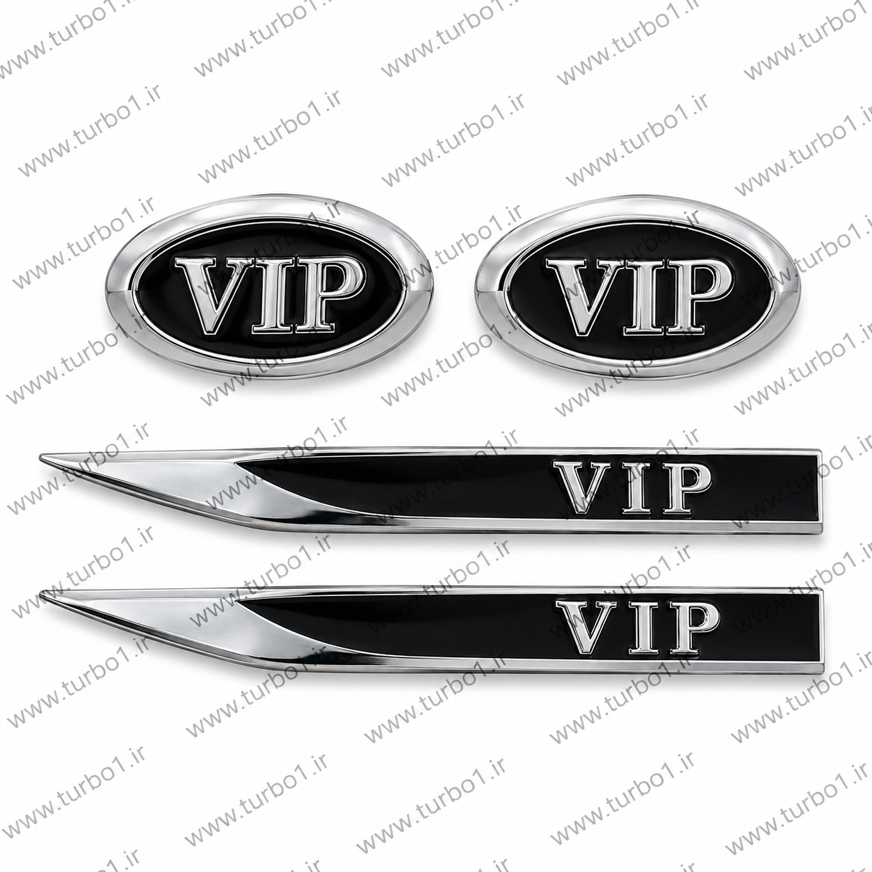 پک لوگو VIP فلزی اسپرت خودرو
