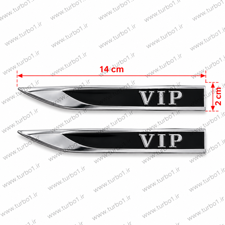 پک لوگو VIP فلزی اسپرت خودرو