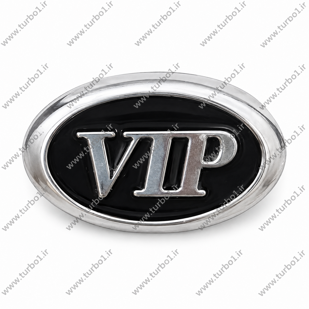 آرم فلزی بیضی سه بعدی VIP اورجینال