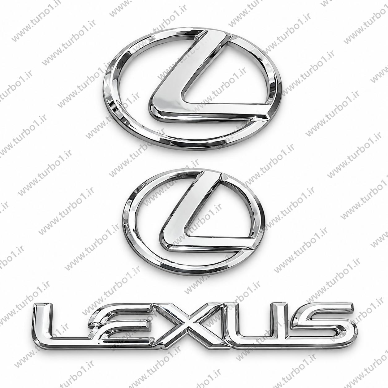 پک آرم لکسوس ABS درجه یک | شامل 2 لوگو و 1 نوشته LEXUS