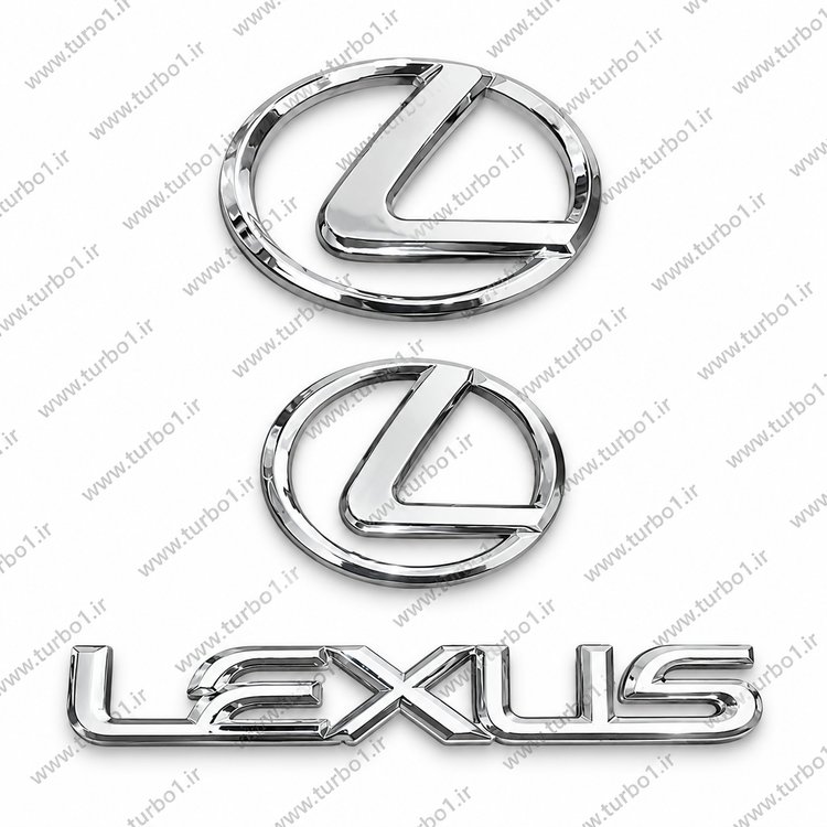 پک آرم لکسوس ABS درجه یک | شامل 2 لوگو و 1 نوشته LEXUS